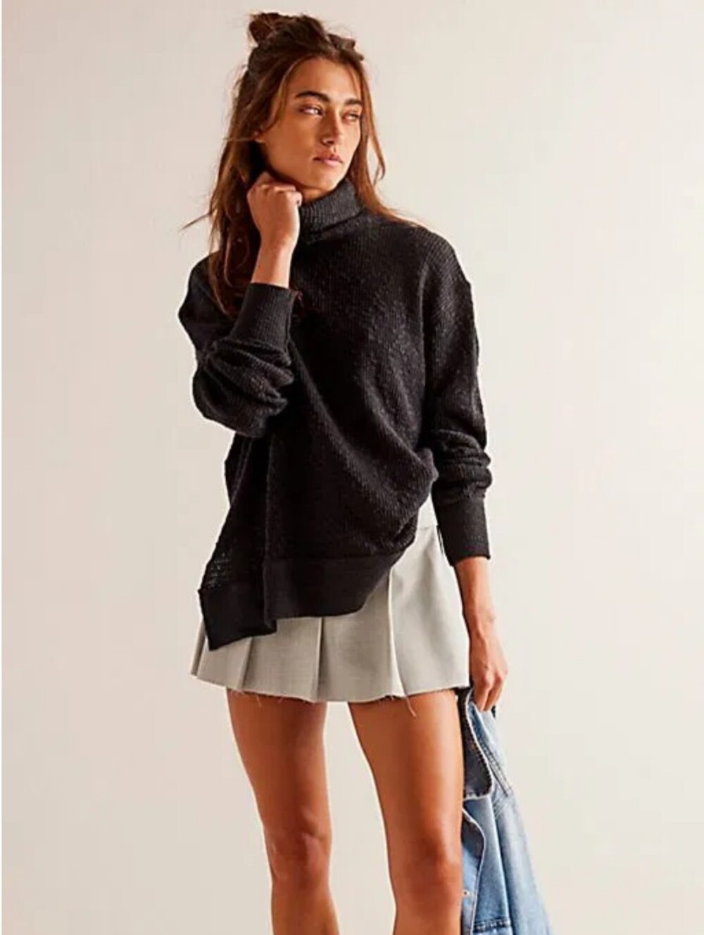 We The Free Tommy Turtle Neck Sweater Small S